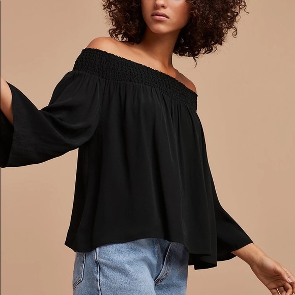 Aritzia Talula marcilly off the shoulder blouse - Picture 1 of 5